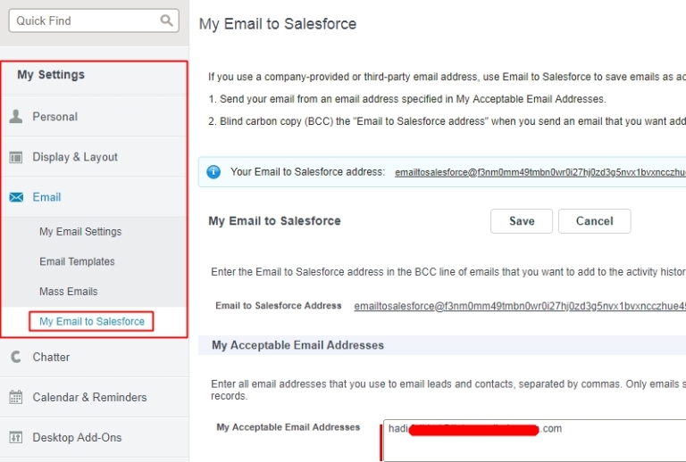 Accept mail. Как выглядит почта Salesforce. Salesforce как пишется код.